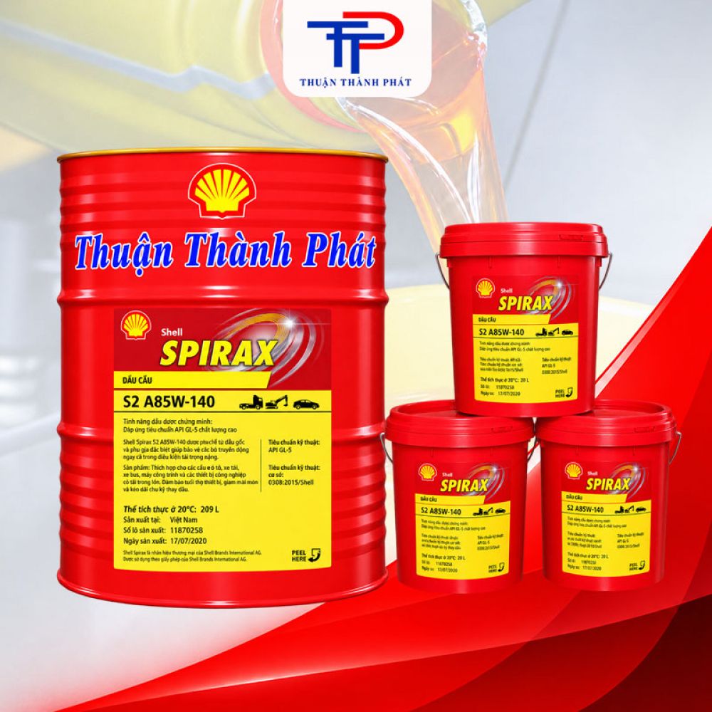 Spirax S2 A85W-140 Phuy, Xô