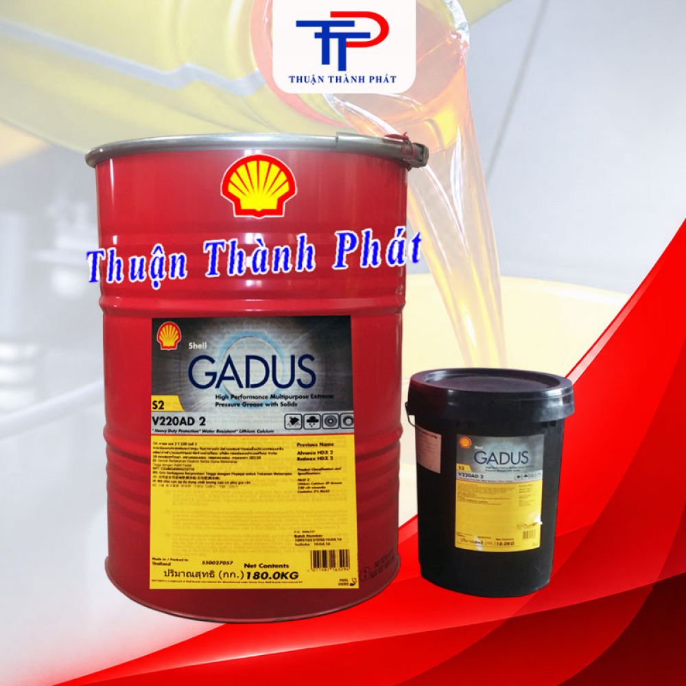Gadus S2 V220 AD2 phuy, xô