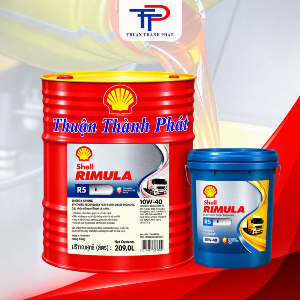 Rimula R5 E 10W40 Phuy, Xô