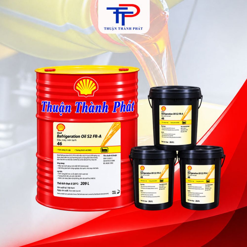 Refrigeration Oil S2 FR-A 46 Phuy, Xô