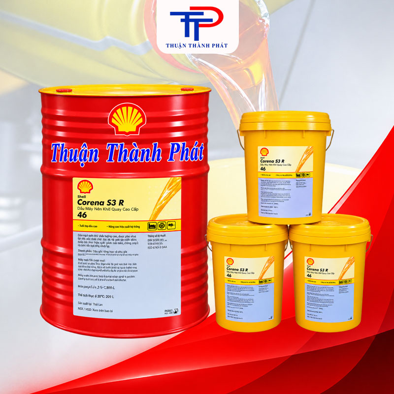Dầu Corena S3 R 46 Phuy, Xô