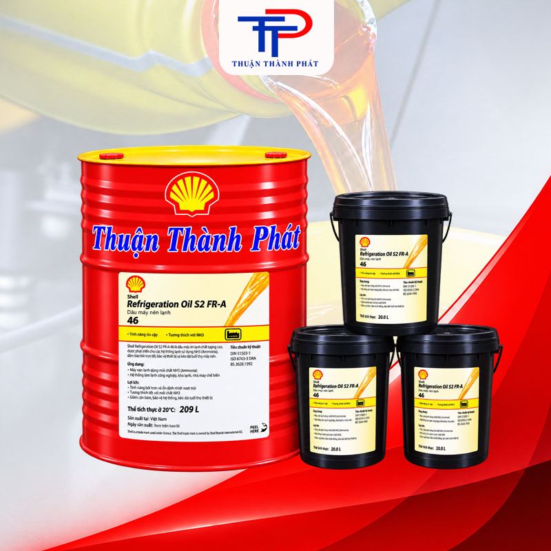 Refrigeration Oil S2 FR-A 46 Phuy, Xô