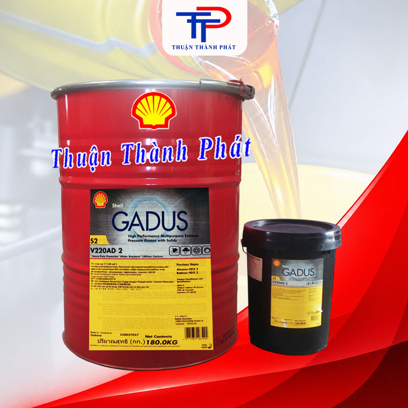 Gadus S2 V220 AD2 phuy, xô