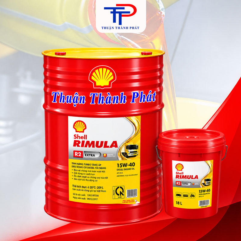 Rimula R2 Extra 15W 40 Phuy, Xô